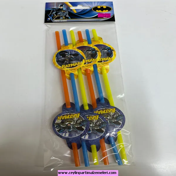 Batman Temalı Pipet